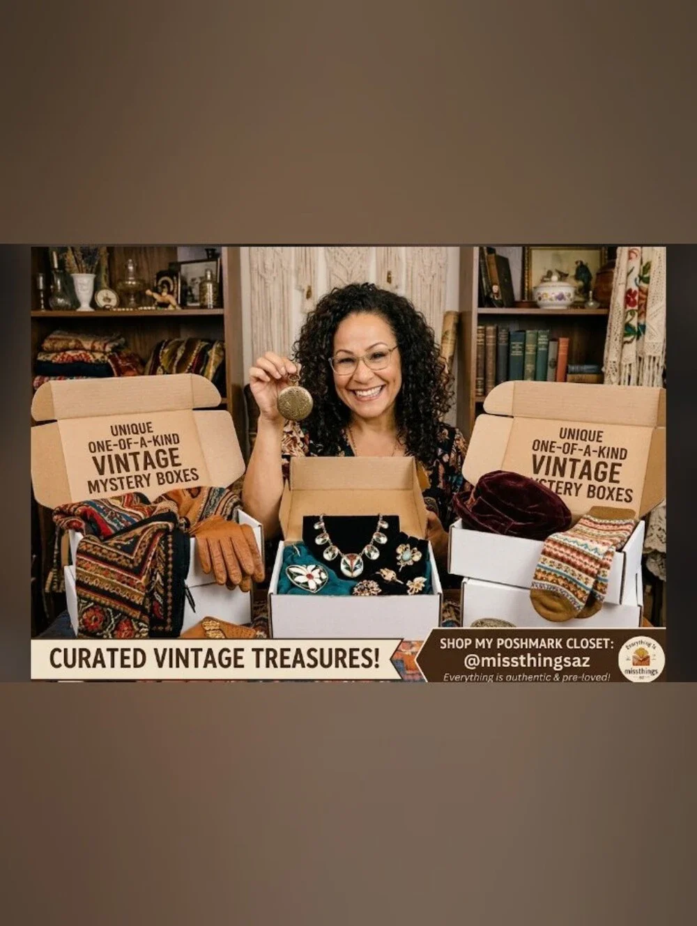 Mystery Box Curated Vintage Accessories Boho Whimsical Cottage Coquette Retro